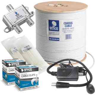 Spacecom RG6U 300m Cable Installer Bundle
  (INSTALLATION BUNDLE 2) 