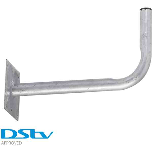 Galvanised L-shape Wall Bracket
  (200x400x38mm) DStv Approved 