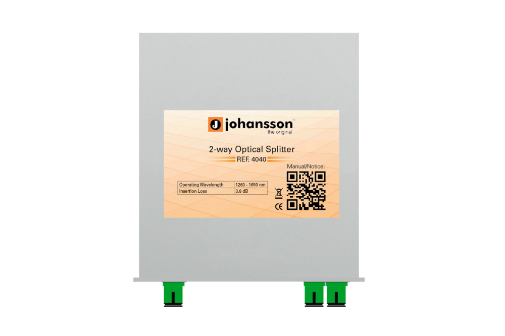 Johansson. 4040 - 2-way Optical Splitter | +254100720022 Johansson. 4040 - 2-way Optical Splitter