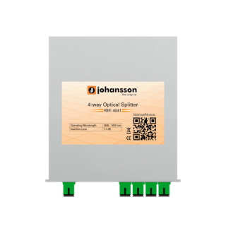 Johansson. 4041 - 4-way Optical Splitter