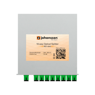 Johansson. 4043 - 16-way Optical Splitter