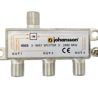 Johansson. 4503 - Wideband 3 way splitter