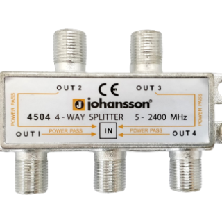 Johansson. 4504 - Wideband 4 way splitter