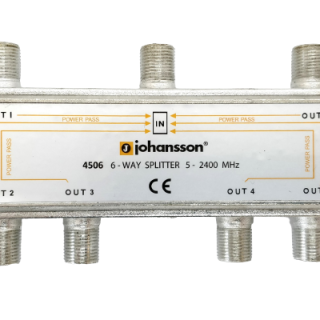 Johansson. 4506 - Wideband 6 way splitter