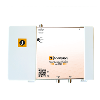 Johansson. 7781 - Multiband Distribution
  amplifier 1 cable input