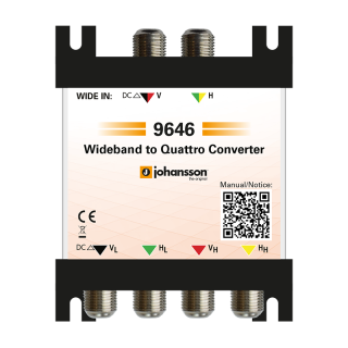 Johansson. 9646 - Wideband to Quattro
  Convertor