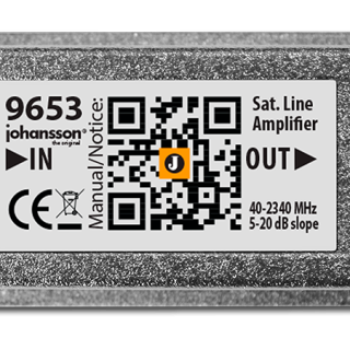 Johansson. 9653 - Satellite Wideband Line
  Amplifier