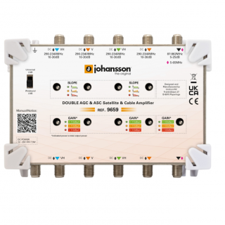 Johansson. 9659 - Double AGC & ASC
  Satellite & Cable Amplifier