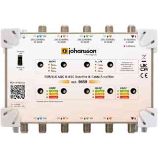 Johansson. 9659 - Double AGC & ASC
  Satellite & Cable Amplifier