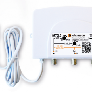 Johansson. 9672L2 - TV-SAT Indoor
  Amplifier (5G)