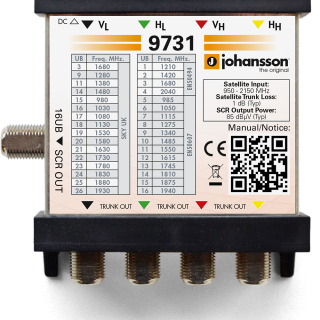 Johansson. 9731 - DSCR Multiswitch 1
  output