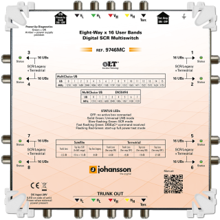 Johansson. 9746 - DSCR Multiswitch 8
  outputs