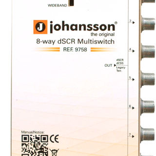 Johansson. 9758 - Digital SCR Multiswitch
  8 outputs