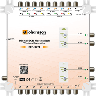 Johansson. 9774 - Digital SCR Multiswitch
  4 outputs
