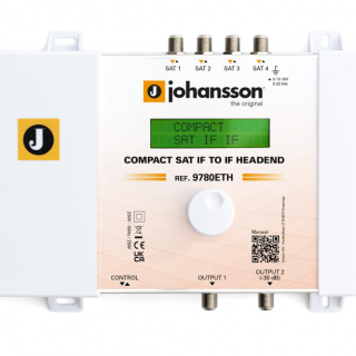 Johansson. 9780ETH - Compact SAT IF to IF
  Headend Ethernet