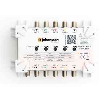 Johansson. 9935 - Amplifier 4x SAT + 1x
  Cable