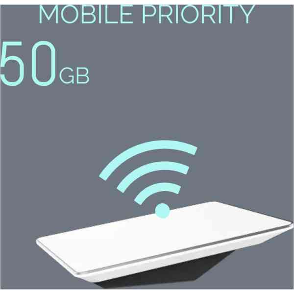 Mobile Priority Service Plan - ON THE GO 50GB