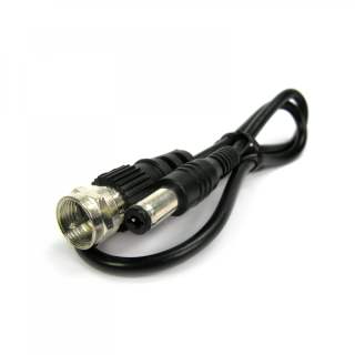 Televes DC power cord F connector and female jack