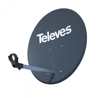Televes ISD 830 aluminium satellite dish 83x75cm - Graphite
