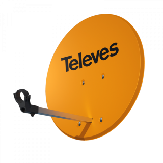 Televes ISD 830 aluminium satellite dish 83x75cm - Orange