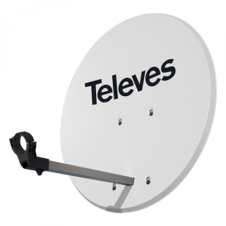 Televes ISD 830 aluminium satellite dish 83x75cm - White