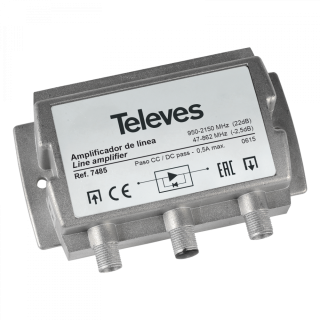 Televes Line amplifier for satellite Terrestrial pass-through