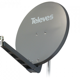 Televes QSD75 aluminium offset dishes - Graphite