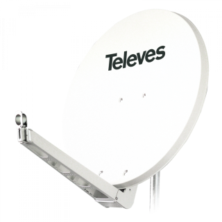 Televes QSD85 aluminium offset dishes 85x95cm - White