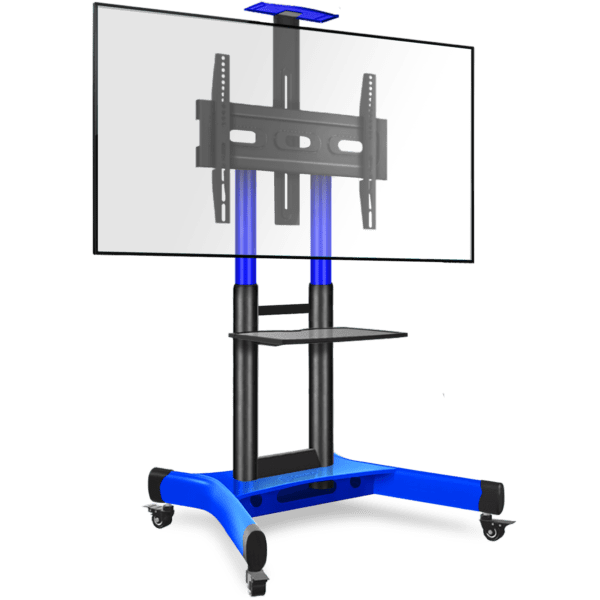 Mobile TV Stand Rolling TV Cart for 40” – 70 inch Screens up to 100 lbs ONKRON TS1551, Blue | +254100720022