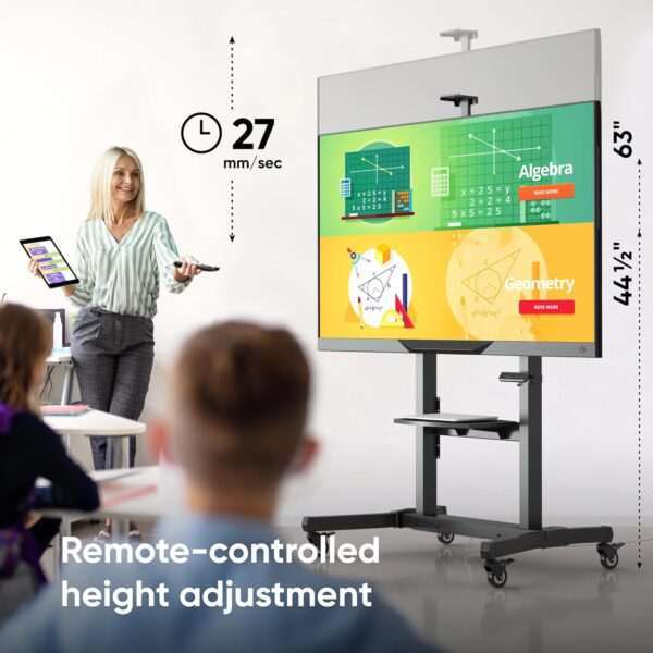 Mobile TV Stand Rolling TV Cart for 50 to 100-Inch Screens up to 265 lb ONKRON TS1991, Black | +254100720022