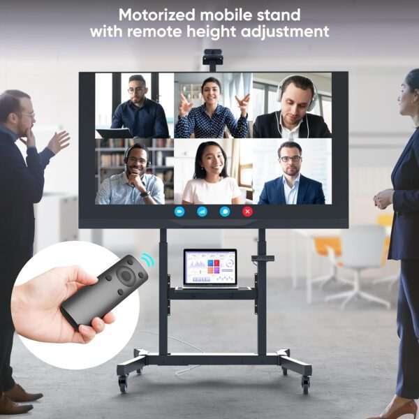 Mobile TV Stand Rolling TV Cart for 50 to 100-Inch Screens up to 265 lb ONKRON TS1991, Black | +254100720022