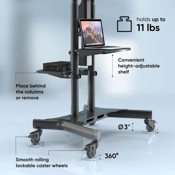 "Motorized TV Lift w/ Remote Control Mobile TV Stand for 50-86" TVs up to 233 lbs ONKRON TS1881 eLift" | +254100720022