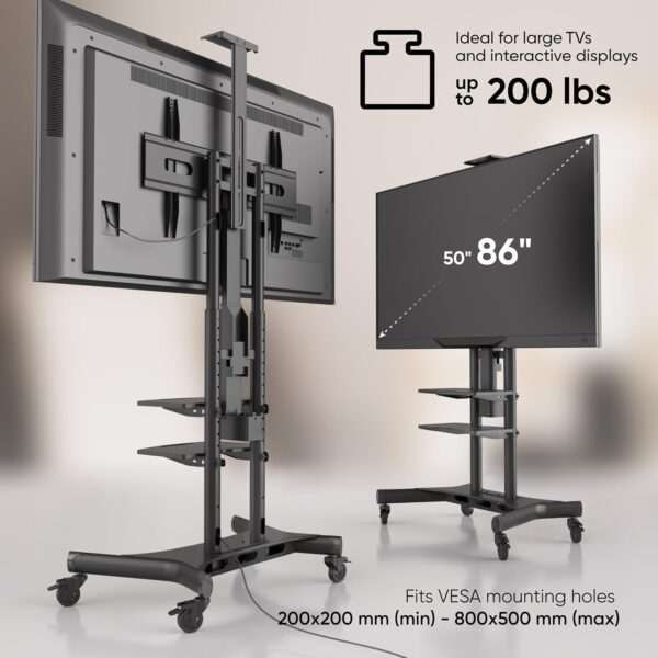 "Motorized TV Lift w/ Remote Control Mobile TV Stand for 50-86" TVs up to 233 lbs ONKRON TS1881 eLift" | +254100720022