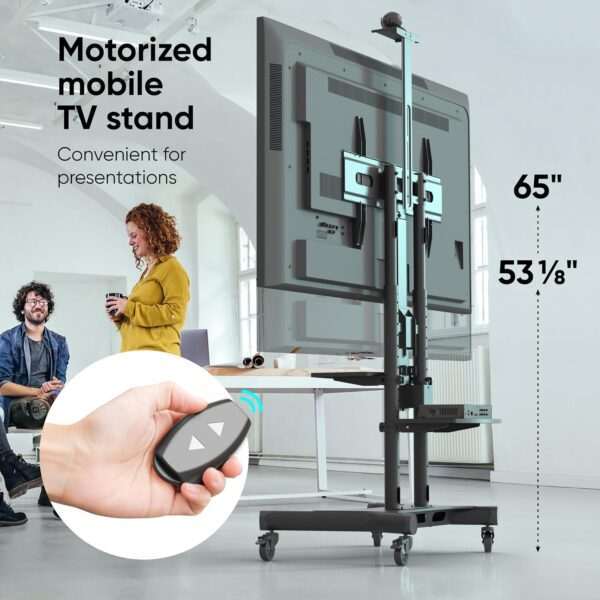 "Motorized TV Lift w/ Remote Control Mobile TV Stand for 50-86" TVs up to 233 lbs ONKRON TS1881 eLift" | +254100720022