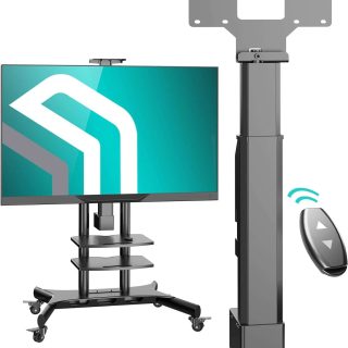 ONKRON Motorized TV
  Lift Motor for Mobile TV Stand - Height Adjustable Motorized TV Lift Mount -
  Automatic TV Lift Mechanism with Remote Control, Black | +254100720022