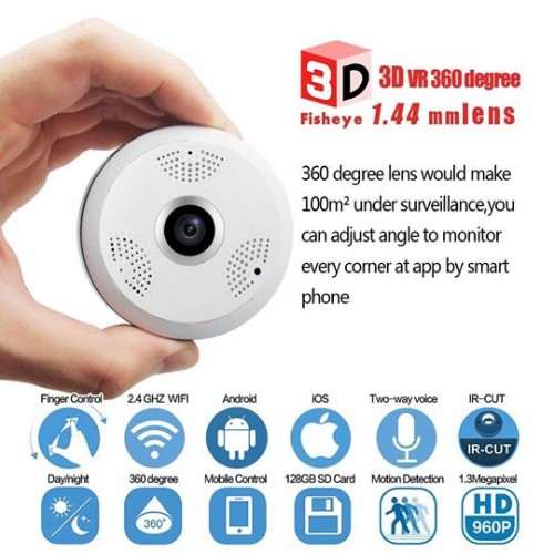 Panoramic 360 Degree FishEye WiFi Camera Kenya | +254100720022 Panoramic 360 Degree FishEye WiFi
  Camera Kenya | +254100720022