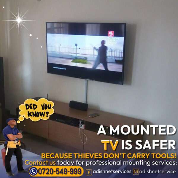 TV Mounting Services In  Nandi | +254100720022