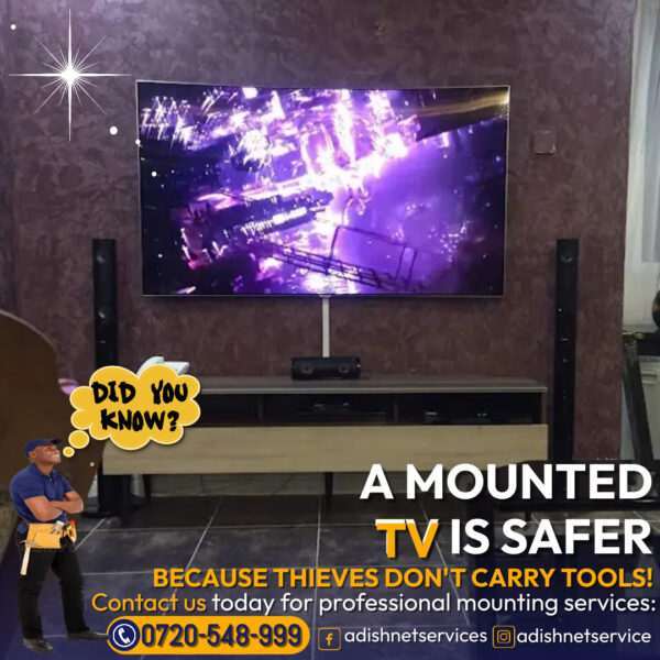 TV Mounting Services Kenya (48" to 50") | +254100720022