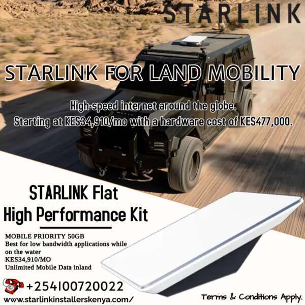 STARLINK FOR LAND MOBILITY | +254100720022