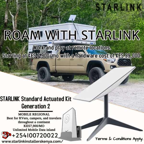 STARLINK MOBILE GLOBAL ROAMING | +254100720022