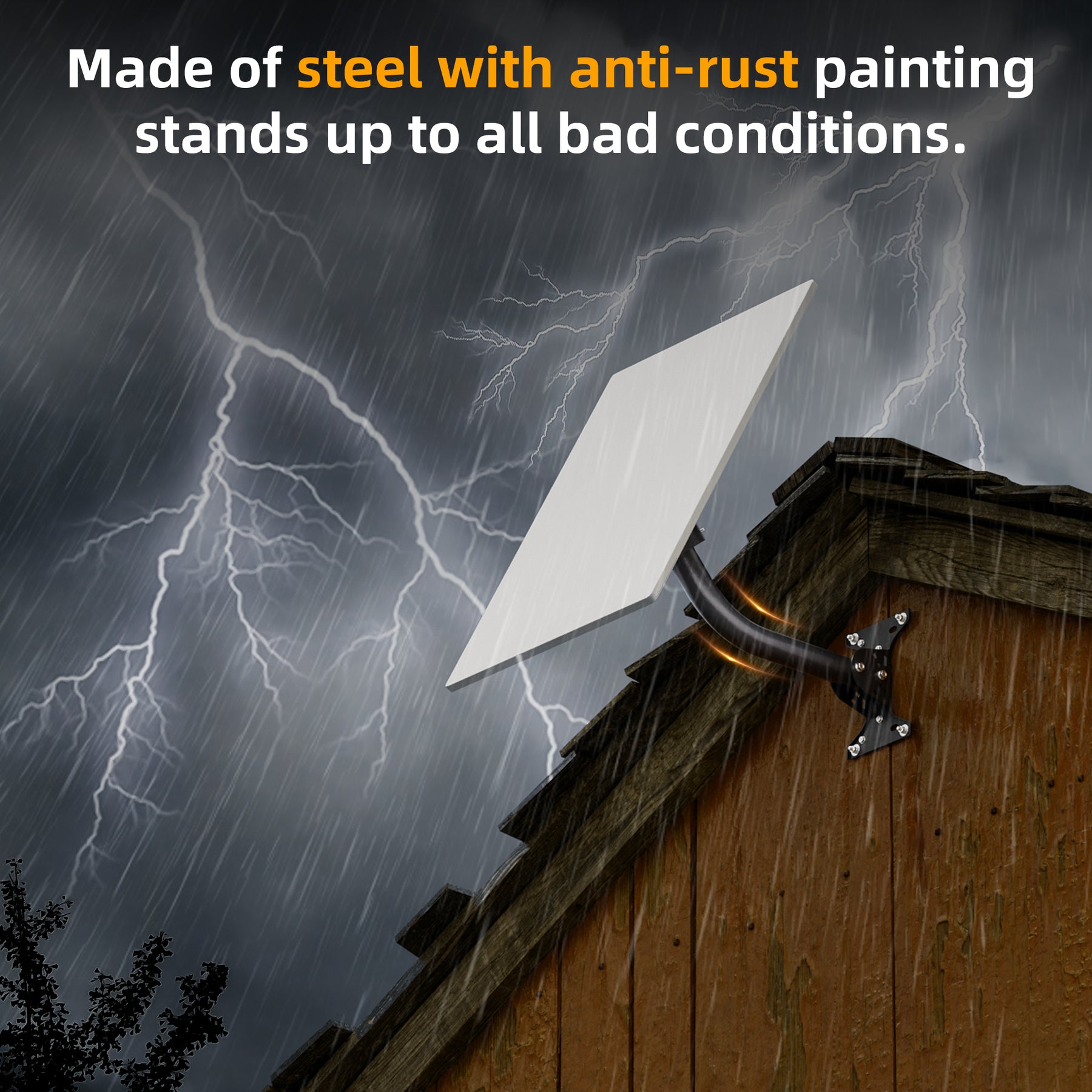 Starlink Gen 3 Standard Wall and Roof Mount Kit with Pipe Adapter and Pole - Image 3