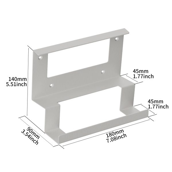Starlink Gen 3 Router and Power Supply 2-in-1 Metal Wall Mount Kit - Image 2