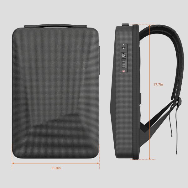 Starlink Mini Hard Shell Travel Backpack with TSA Lock & USB Charging Ports - Image 2