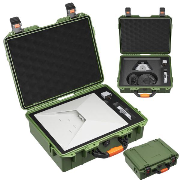 Starlink Mini Army Green Hard Protective Travel Case with Organized Storage - Image 4