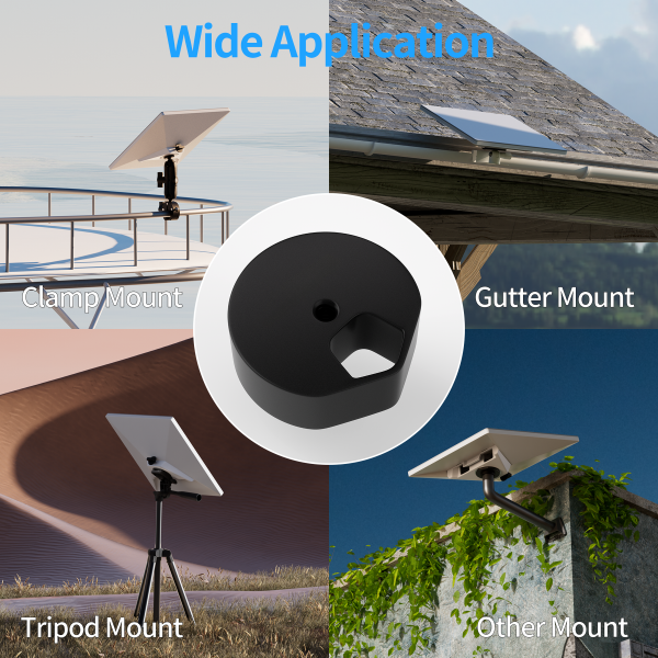 Aluminum Alloy Starlink Mini Tripod Adapter - 1/4?-20 Thread - Fits Pipe Adapter - Image 3