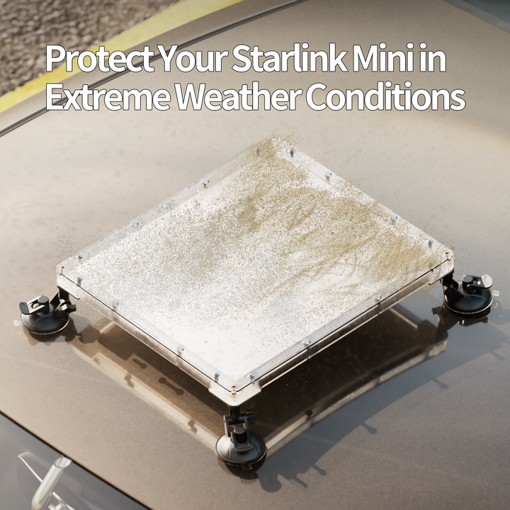 Starlink MINI Protective Cover with Suction Cup Mount for Car Window - Image 5