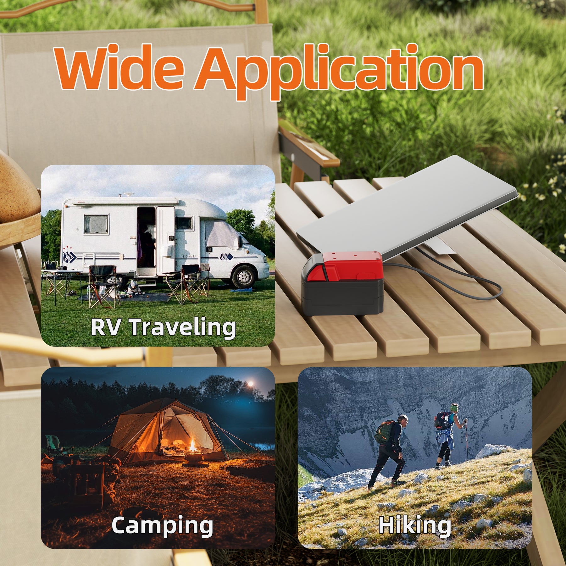 Starlink Mini DC Power Cable with Milwaukee 18V Battery Adapter - 3.28FT/1M - Image 3