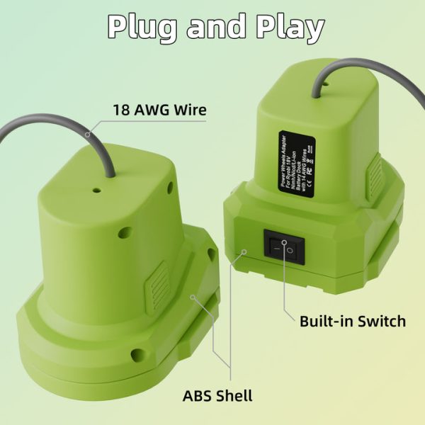 Starlink Mini DC Power Cable with Ryobi 18V Battery Adapter - 3.28FT/1M - Image 5
