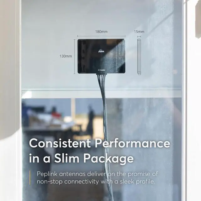 Peplink Slim 40G Antenna 5G & LTE Ultra-Wideband (600-6000MHz), Omni-Directional MIMO, Durable Low-Profile, Easy Install for RVs, Outdoors, Home/Office | +254100720022 Peplink Slim 40G Antenna 5G & LTE Ultra-Wideband (600-6000MHz), Omni-Directional MIMO, Durable Low-Profile, Easy Install for RVs, Outdoors, Home/Office - Image 5