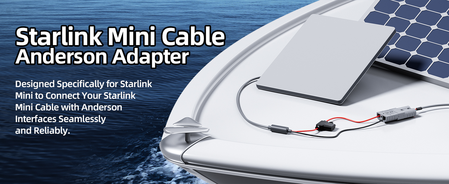 AP-50-DC2.1F Starlink Mini DC Power Cable with Anderson SB50 Plug & 10A Fuse | Kenya | +254100720022 AP-50-DC2.1F Starlink Mini DC Power Cable
with Anderson SB50 Plug & 10A Fuse | Kenya - Image 3